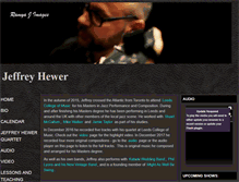 Tablet Screenshot of jeffreyhewer.com